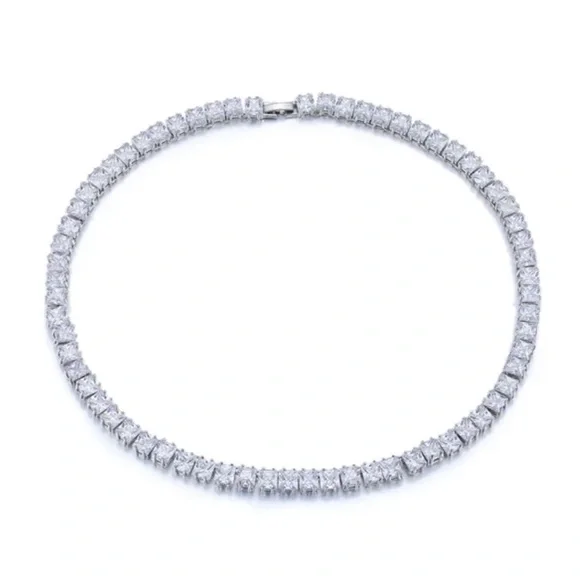 Swarovski Crystals Matika 50 Carat Tennis Necklace - Picture 8 of 9